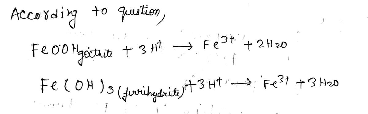 Chemistry homework question answer, step 1, image 1